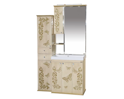 Тумба под раковину Misty Бабочка 75 Л-Баб01075-033Пр