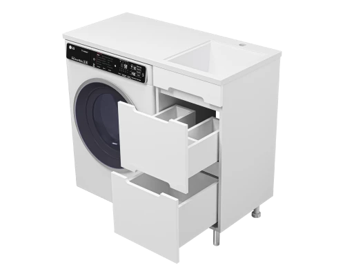 Тумба под раковину Misty Байкал - 40 под стиральную машину