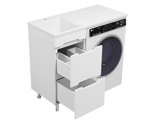 Тумба под раковину Misty Байкал - 40 под стиральную машину