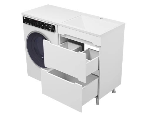 Тумба под раковину Misty Байкал - 55 под стиральную машину