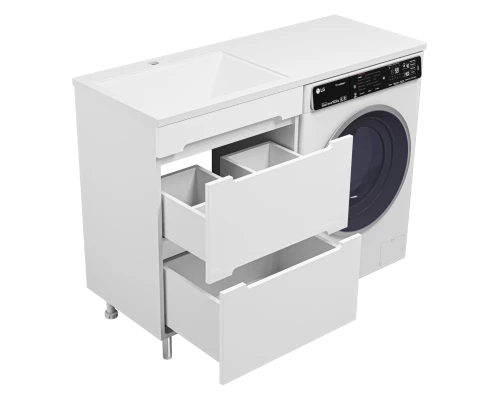 Тумба под раковину Misty Байкал - 55 под стиральную машину