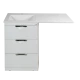 Тумба под раковину Misty Куба - 60 с 3 ящ. под стиральную машину П-Куб01060-0113Я