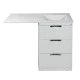 Тумба под раковину Misty Куба - 60 с 3 ящ. под стиральную машину П-Куб01060-0113Я
