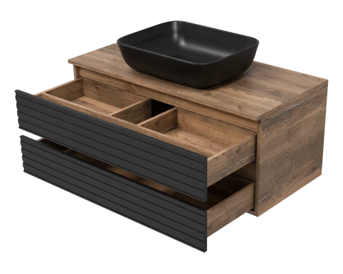 Тумба под раковину Brevita Dakota - 100 подвесная