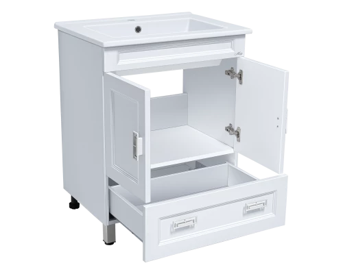 Тумба под раковину Misty Дива - 75 с 1 ящ. белая П-Див01075-013Пр