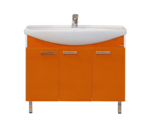 Тумба под раковину Misty Джулия 105 тумба подвесная оранжевая Л-Джу01105-1310По