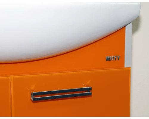 Тумба под раковину Misty Джулия 105 тумба подвесная оранжевая Л-Джу01105-1310По
