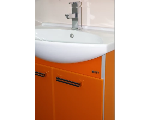 Тумба под раковину Misty Джулия 105 тумба подвесная оранжевая Л-Джу01105-1310По