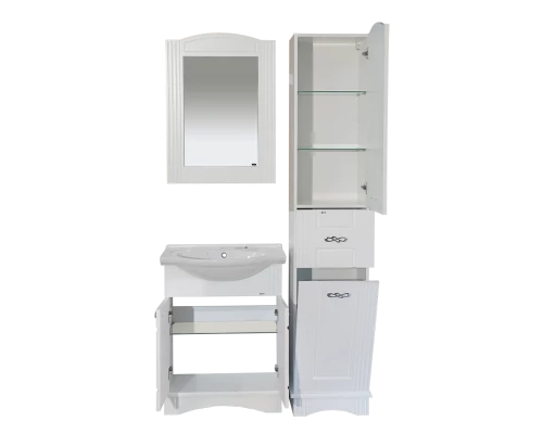 Тумба под раковину Misty Эльбрус - 65 Тумба белая эмаль П-Эль01065-011