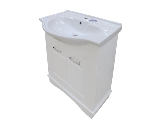 Тумба под раковину Misty Эльбрус - 65 Тумба белая эмаль П-Эль01065-011