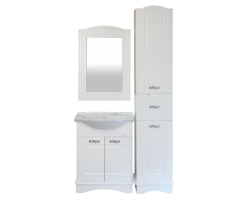 Тумба под раковину Misty Эльбрус - 65 Тумба белая эмаль П-Эль01065-011