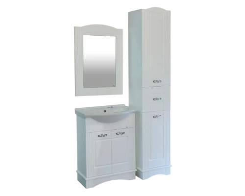 Тумба под раковину Misty Эльбрус - 65 Тумба белая эмаль П-Эль01065-011