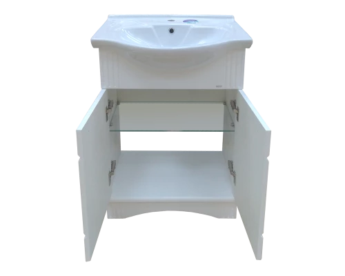Тумба под раковину Misty Эльбрус - 65 Тумба белая эмаль П-Эль01065-011