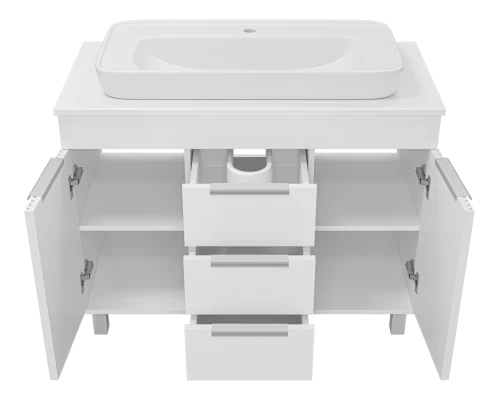 Тумба под раковину Brevita Enfida - 100 (белая)