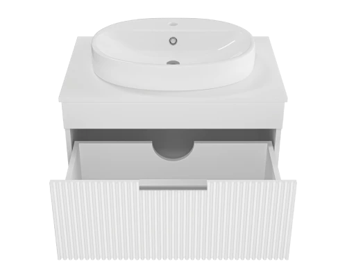 Тумба под раковину Brevita Enfida - 70 подвесная (белая)