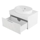 Тумба под раковину Brevita Enfida - 70 подвесная (белая)