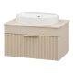 Тумба под раковину Brevita Enfida - 70 подвесная (бежевая)