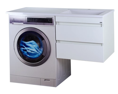 Тумба под раковину Misty Фостер - 55 с 2 ящ. подвесная под стиральную машину Э-Фос01055-012Я