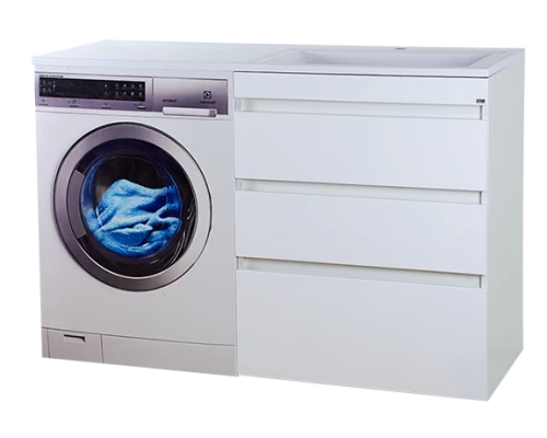 Тумба под раковину Misty Фостер - 70 с 3 ящ. напольная под стиральную машину Э-Фос01070-013ЯНС