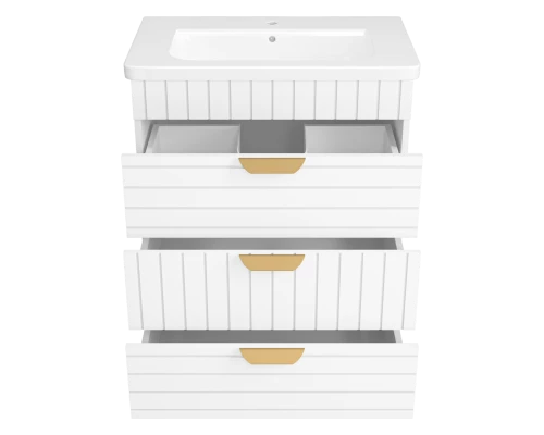 Тумба под раковину Brevita Gloster - 70 (белая)