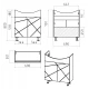 Тумба под раковину Misty Грани - 70