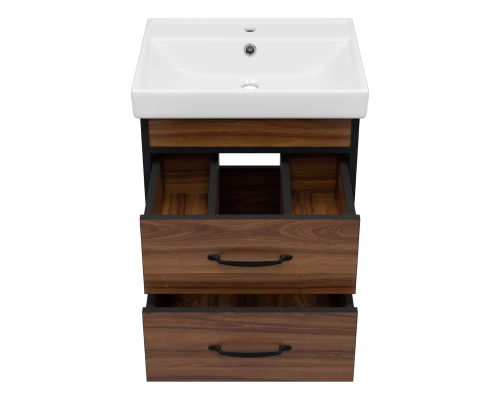 Тумба под раковину Misty Кедр - 50 подвесная