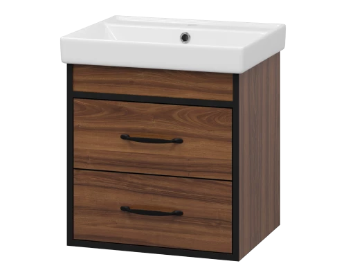 Тумба под раковину Misty Кедр - 50 подвесная