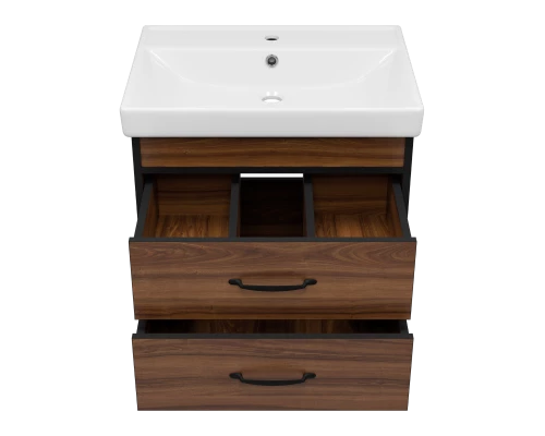 Тумба под раковину Misty Кедр - 60 подвесная