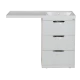 Тумба под раковину Misty Куба - 50 с 3 ящ. под стиральную машину П-Куб01050-0113Я