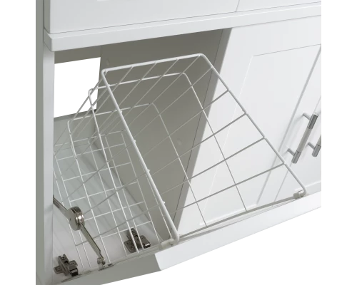 Тумба под раковину Misty Купер - 90 с Б/К белая правая П-Куп01090-012БкП