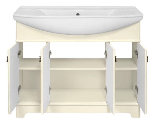 Тумба под раковину Misty Лувр - 105 (слоновая кость) П-Лвр01105-1014
