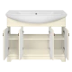 Тумба под раковину Misty Лувр - 105 (слоновая кость) П-Лвр01105-1014