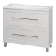 Тумба под раковину Misty Марта - 100 с 2 ящ. (белый) П-Мрт07100-011Пр