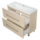 Тумба под раковину Misty Марта - 100 с 2 ящ. (бежевый) П-Мрт09100-0312Я