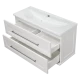 Тумба под раковину Misty Марта - 100 с 2 ящ. подвесная (белый) П-Мрт09100-011Пр