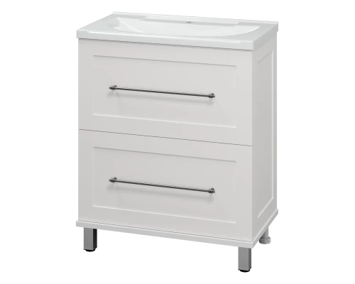 Тумба под раковину Misty Марта - 70 с 2 ящ. (белый) П-Мрт07070-011Пр