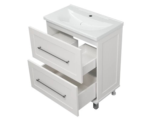 Тумба под раковину Misty Марта - 70 с 2 ящ. (белый) П-Мрт07070-011Пр