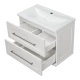 Тумба под раковину Misty Марта - 70 с 2 ящ. подвесная (белый) П-Мрт09070-011Пр