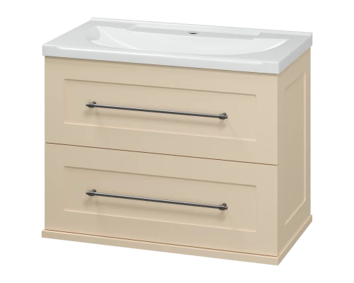 Тумба под раковину Misty Марта - 70 с 2 ящ. подвесная (бежевый) П-Мрт09070-031П2Я