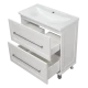 Тумба под раковину Misty Марта - 80 с 2 ящ. (белый) П-Мрт07080-011Пр