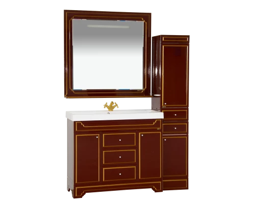 Тумба под раковину Misty Praga 105 бордо Л-Пра01105-1033Я