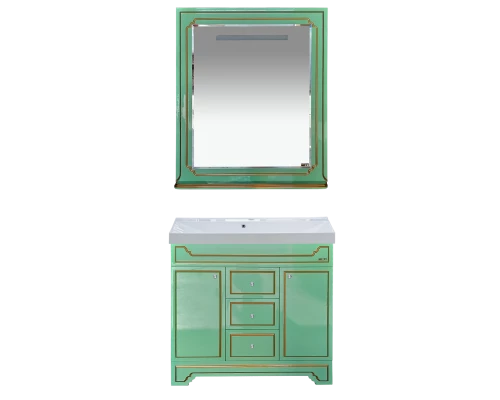 Тумба под раковину Misty Praga 90 салатовая Л-Пра01090-0733Я