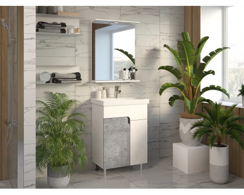 Тумба под раковину Misty Примула - 60 (бетон)