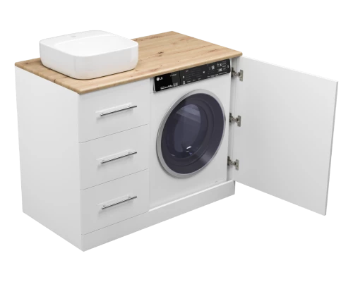 Тумба под раковину Misty Респект - 110 под стиральную машину левая