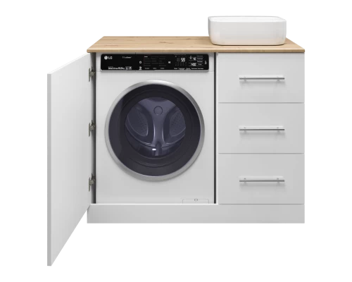 Тумба под раковину Misty Респект - 110 под стиральную машину правая