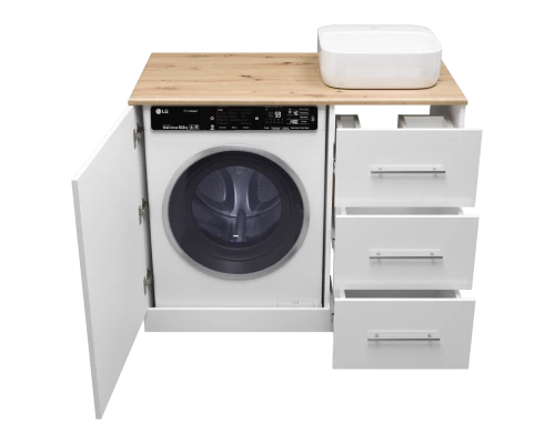 Тумба под раковину Misty Респект - 110 под стиральную машину правая