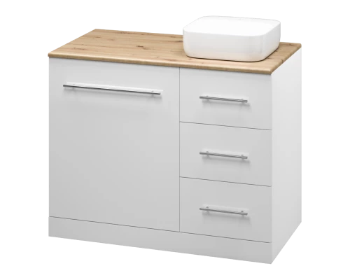 Тумба под раковину Misty Респект - 110 под стиральную машину правая