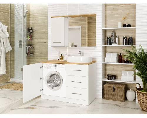 Тумба под раковину Misty Респект - 120 под стиральную машину правая