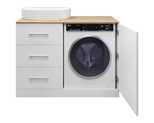 Тумба под раковину Misty Респект - 120 под стиральную машину левая