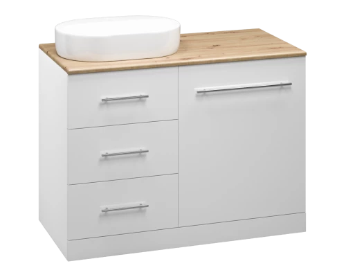 Тумба под раковину Misty Респект - 120 под стиральную машину левая